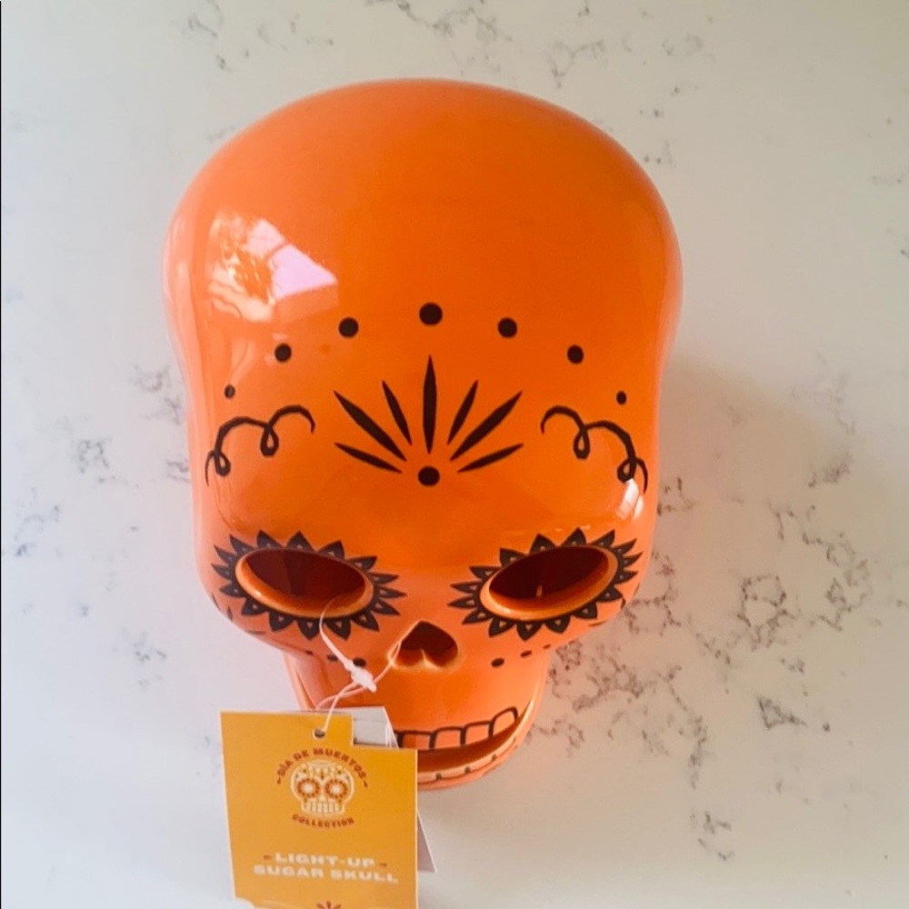 Target Día de Muertos Collection Orange  Sugar Skull - Picture 7 of 16